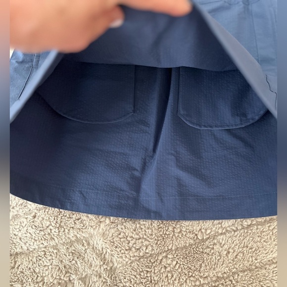 Vineyard Vines Skirt Mini Skort Performance Athleisure Microfiber Slate Blue XS - Picture 3 of 8